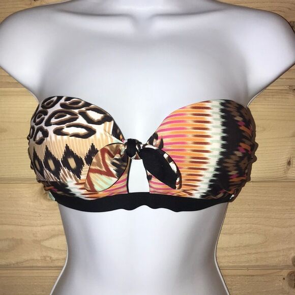 L‎ Space Bandeau Bikini Top nwot - Picture 4 of 8